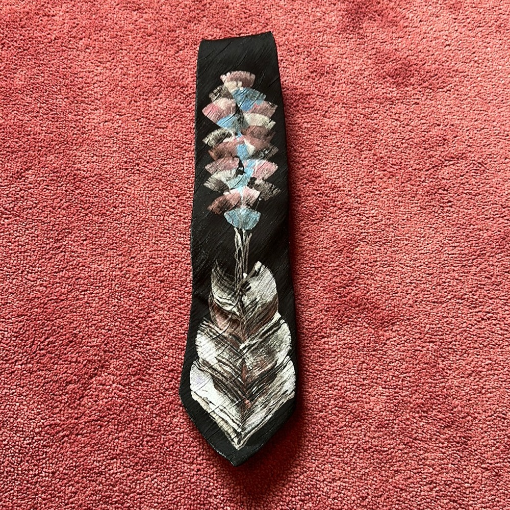 Tie :Hand painted by My dad